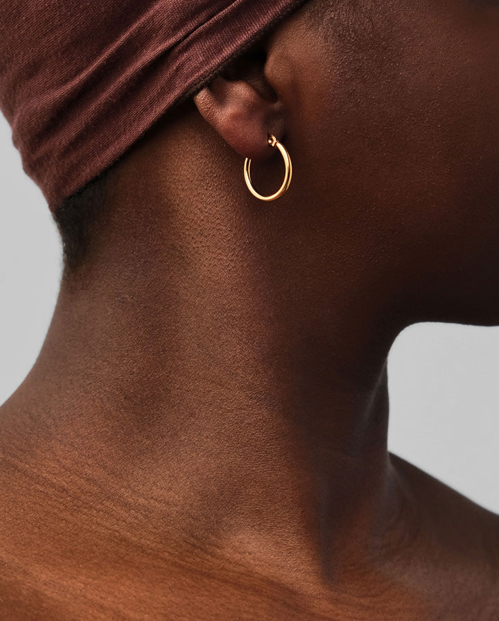 Thin Hoop Earrings
