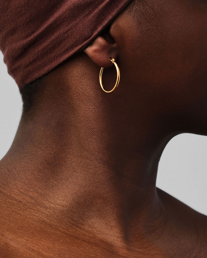 Thin Hoop Earrings