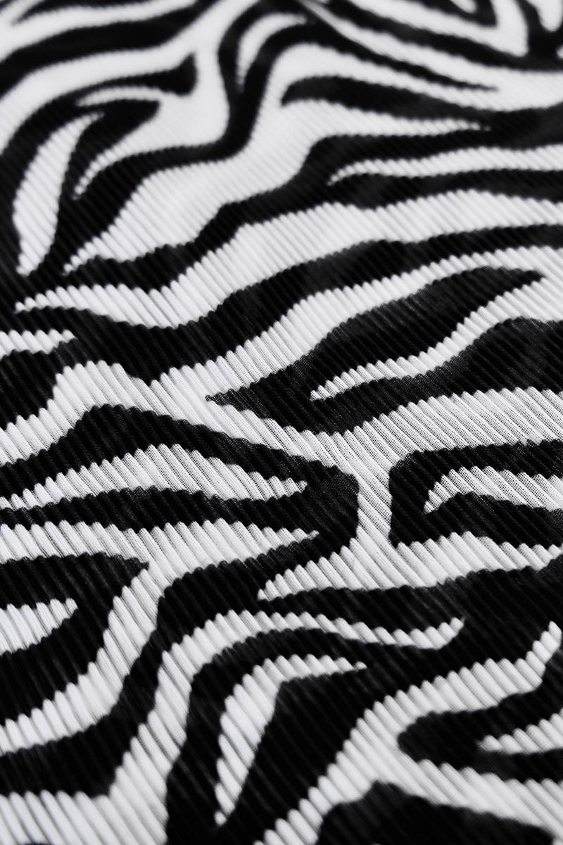 Malika Pleated Zebra - TURBRAND