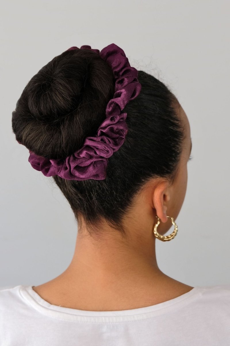 Stone Scrunchie Mulberry 12cm - TURBRAND