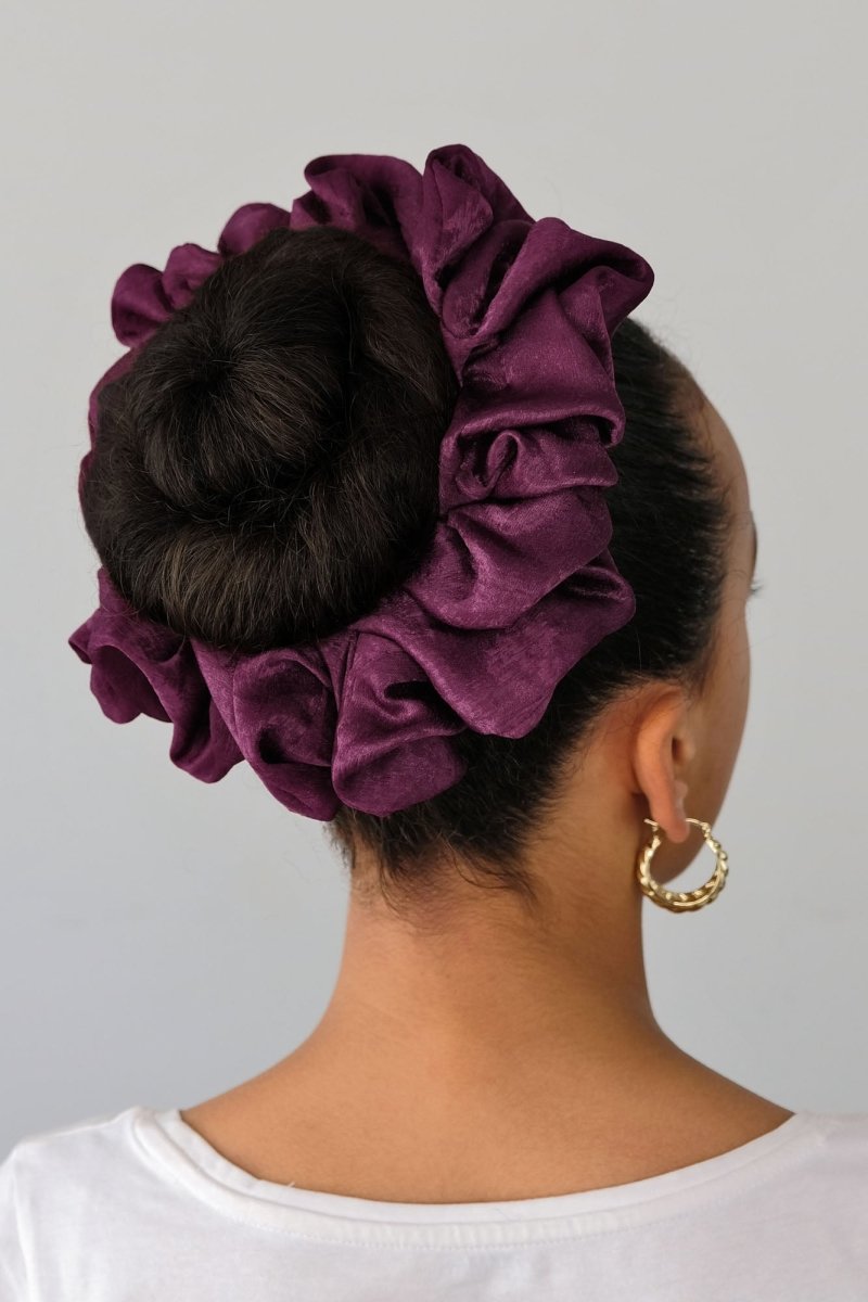 Stone Scrunchie Mulberry 18cm - TURBRAND