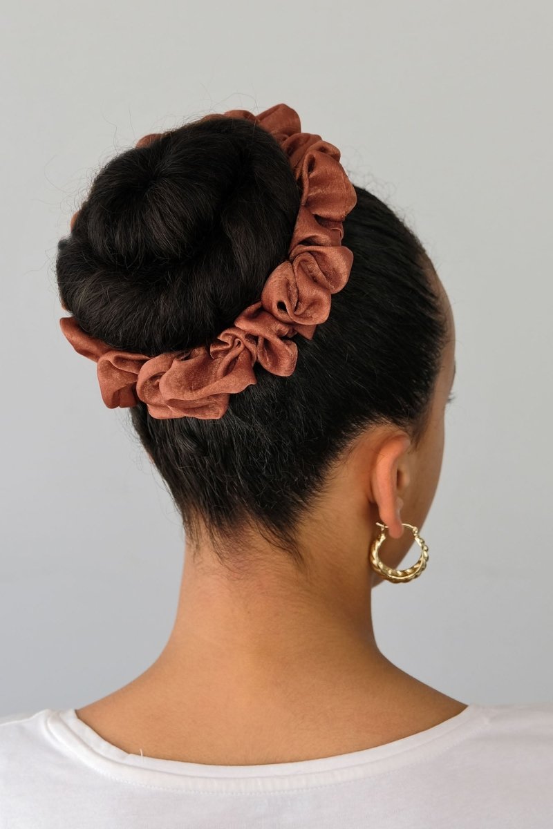 Stone Scrunchie Rust 12cm - TURBRAND