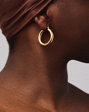 Thick Hoop Earrings - TURBRAND