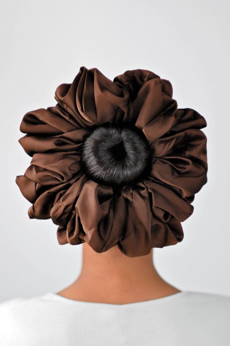 Volumizing Scrunchie Espresso - TURBRAND