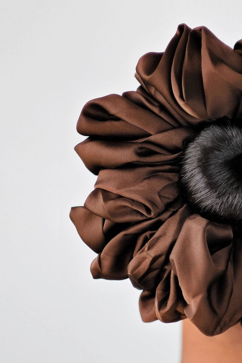 Volumizing Scrunchie Espresso - TURBRAND