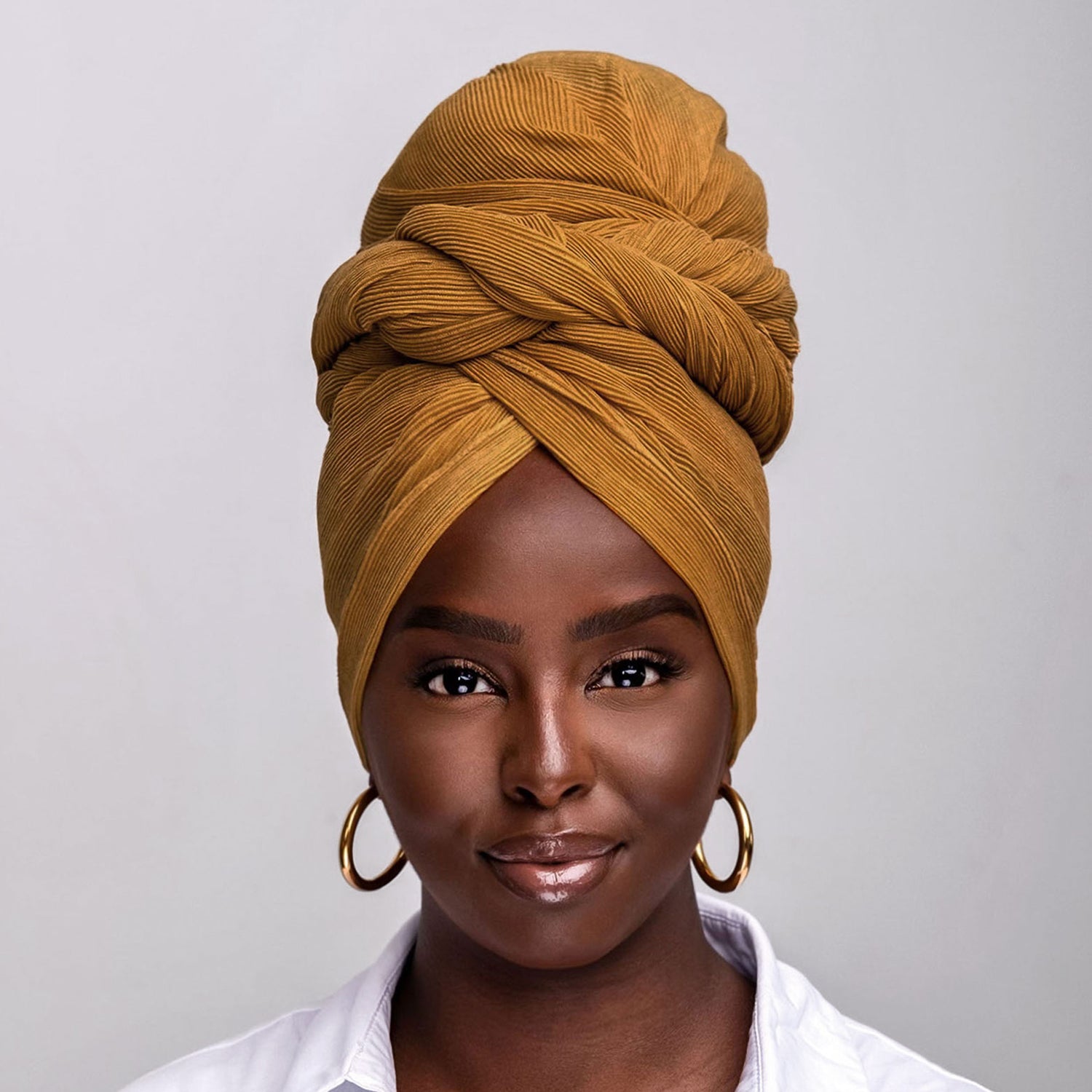 Adorn Pleated Cotton Headwrap Collection