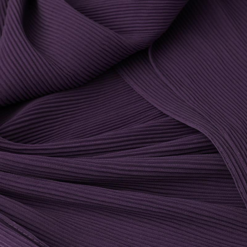 Pleated Headwrap in Purple - TURBRAND