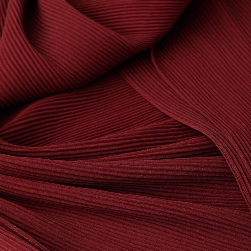Pleated Headwrap in Red - TURBRAND
