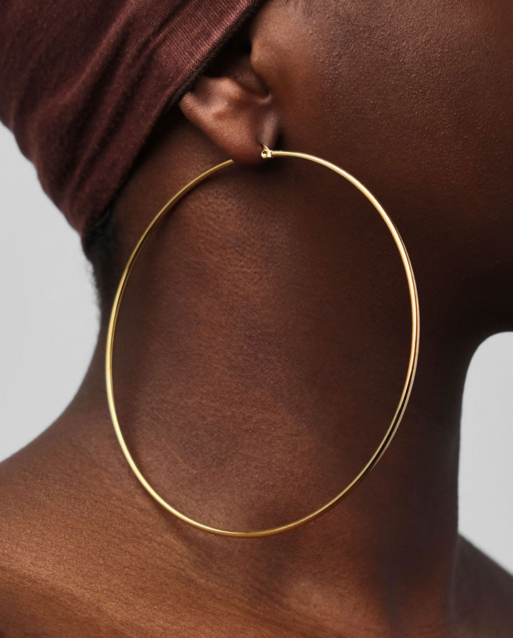 Prism High Shine Giant Hoop Earrings - Proceeds Donated – Grayling