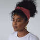 Sade Mat Ribbed Headband in Yellow