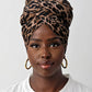 Malika Pleated Leopard - TURBRAND