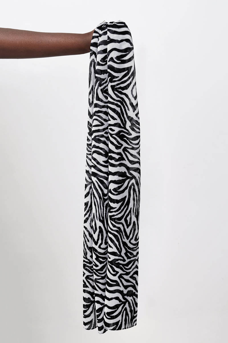 Malika Pleated Zebra - TURBRAND